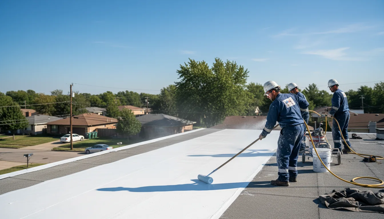 Commercial roof coating in Lawrenceville, VA near me